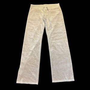 Juicy Couture Beige Velour Pants